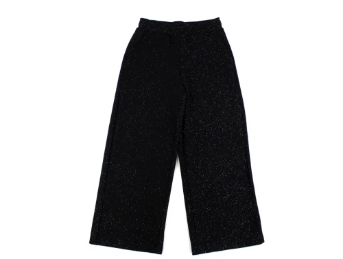 Name It black wide glitter bukser